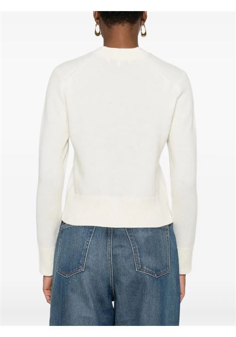 cardigan baby fox fitted cardigan donna ecru MAISON KITSUNÉ | PW00506KT10060383
